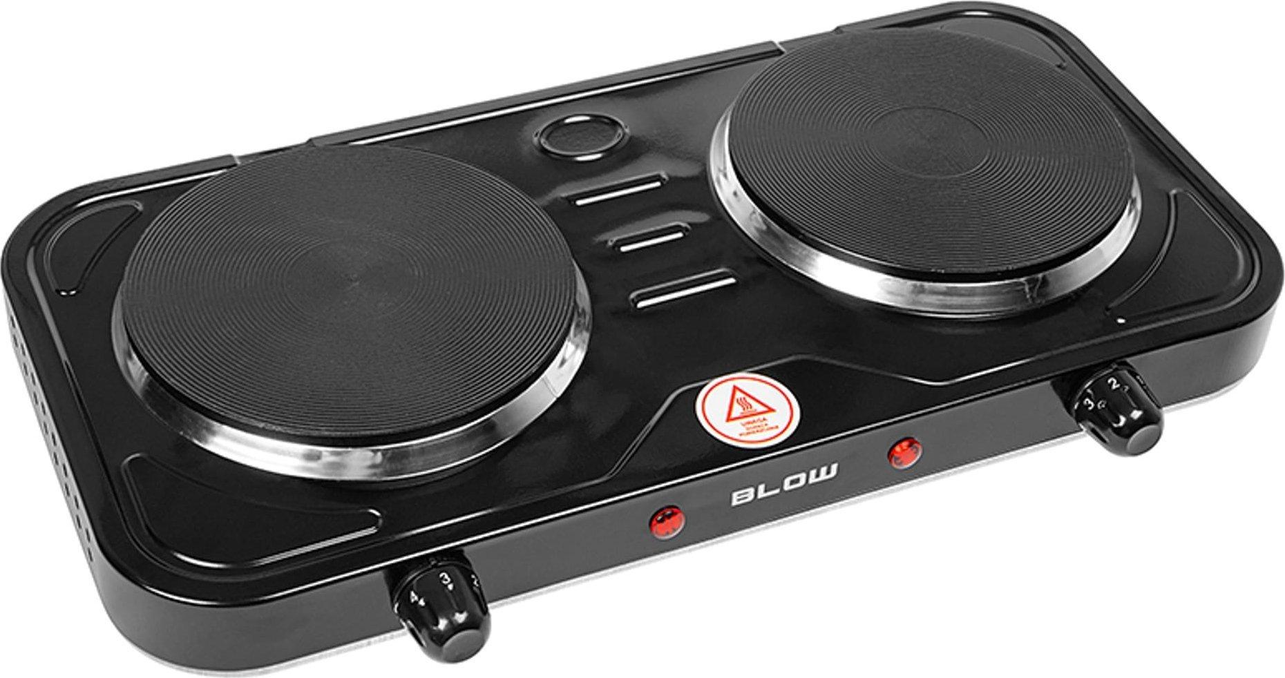 Kochgerät Blow 44-044 Stahl 2 Kochplatten 2x1000 W