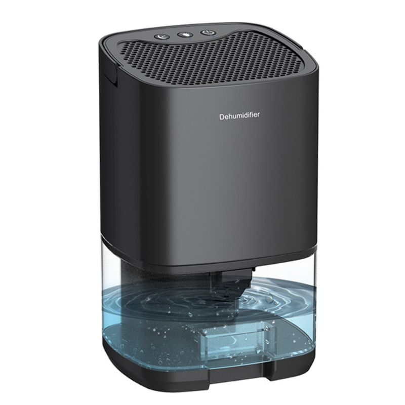 Tragbarer Und Leiser Luftentfeuchter Mit 1-liter-wassertank Und Automatischer Abschaltung. Ideal Für Schlafzimmer, Badezimmer Oder Keller. Mit 7-farbiger Rgb-led-beleuchtung.