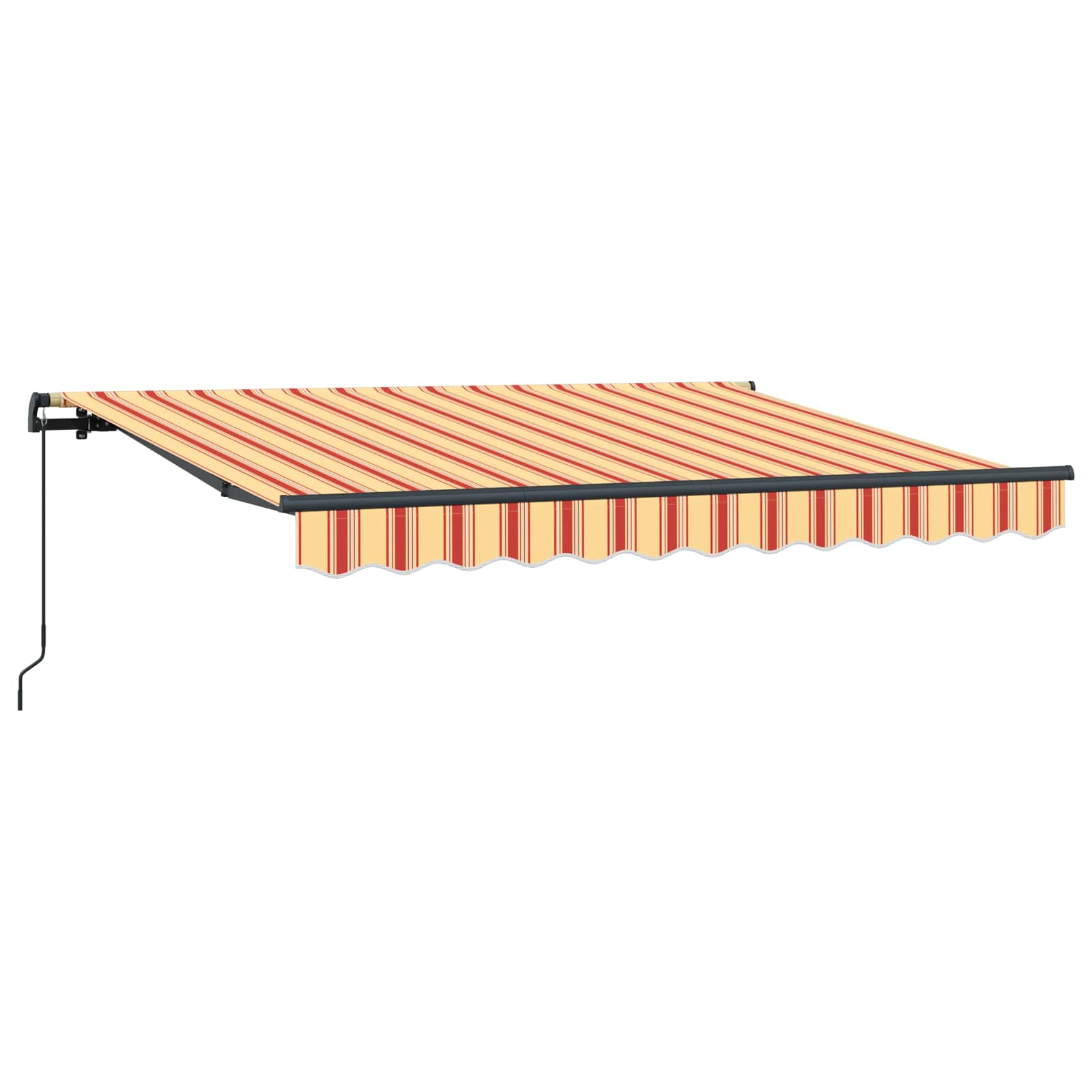 Maison Exclusive - Manuelle Markise 3,5 X 2 M Gelb, Orange Und We
