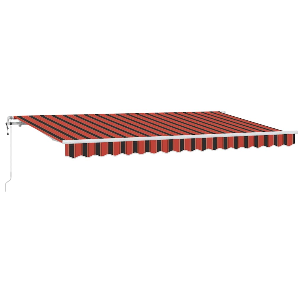 Maison Exclusive - Elektrische Markise 3,5 X 2 M Orange-schwarz-g