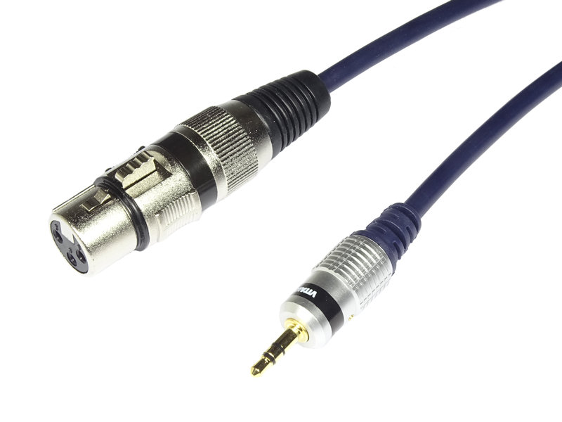 Xlr-klinkenstecker (f) - 3,5-mm-klinkenstecker (m) Stereo Mk21 Vitalco 3,0 M
