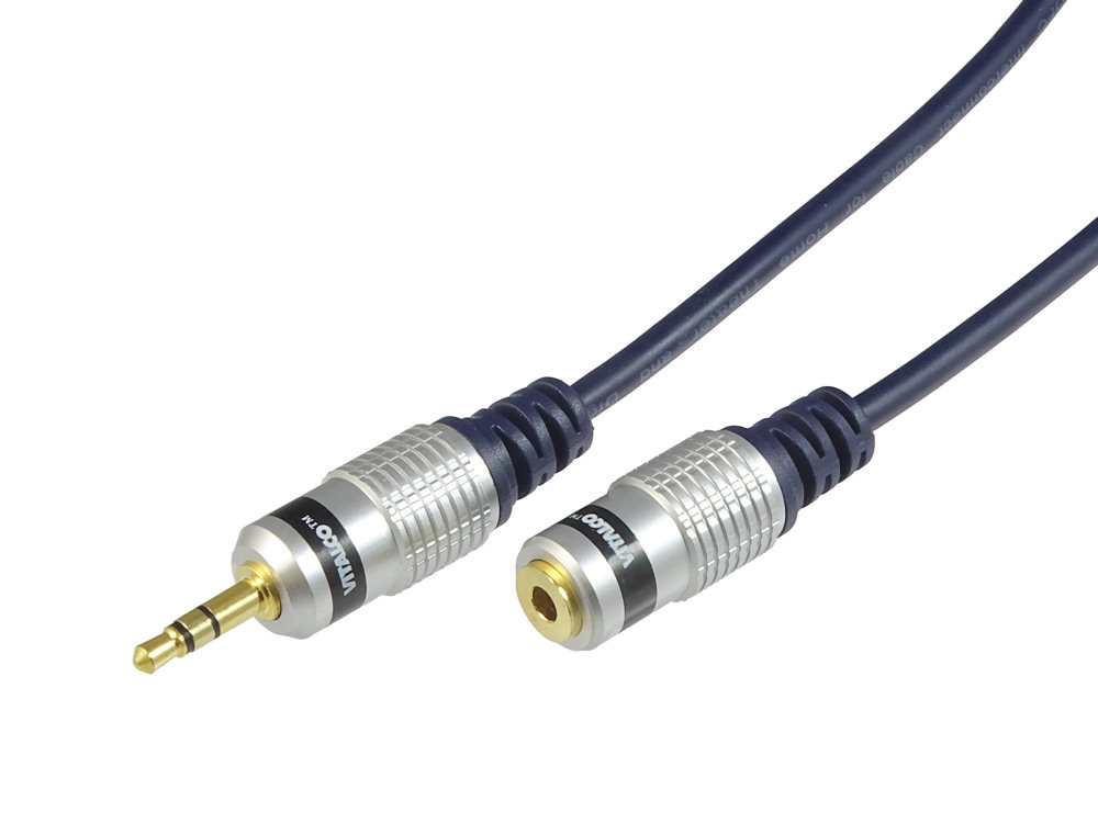 3,5-mm-klinkenstecker-verlängerungskabel Jkd40, 1 M