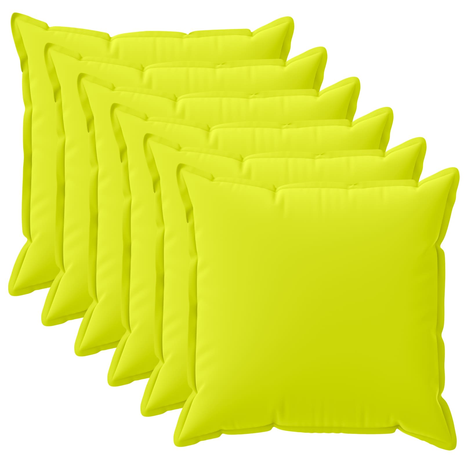 Kissen 6 Stk. Houten Hellgrün 50 X 50 Cm Polyester Vidaxl