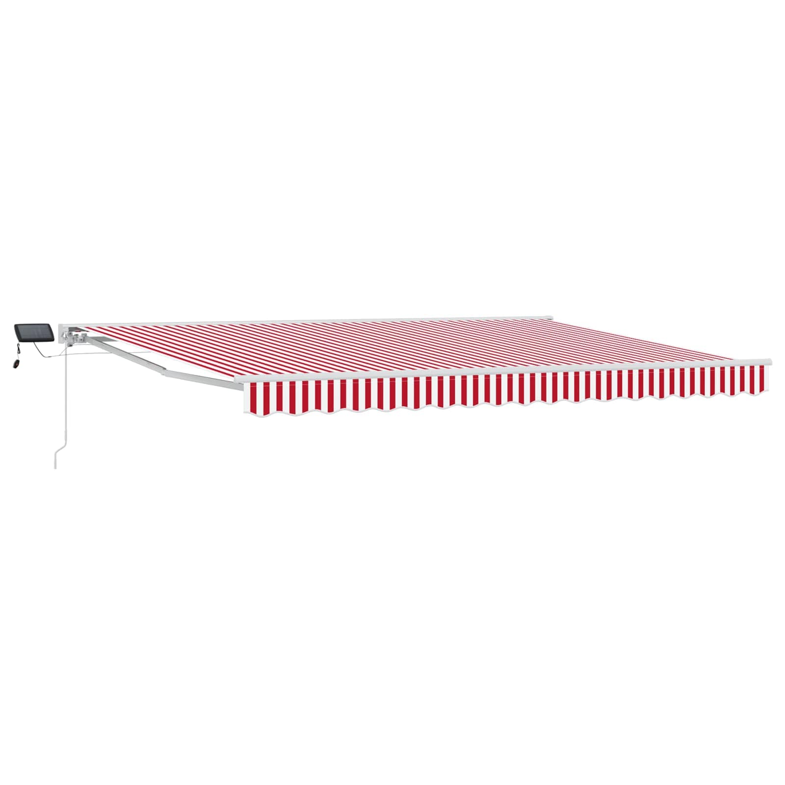 Maison Exclusive - Manuelle Markise Mit Solar-led 4,5 X 3 M Rot U