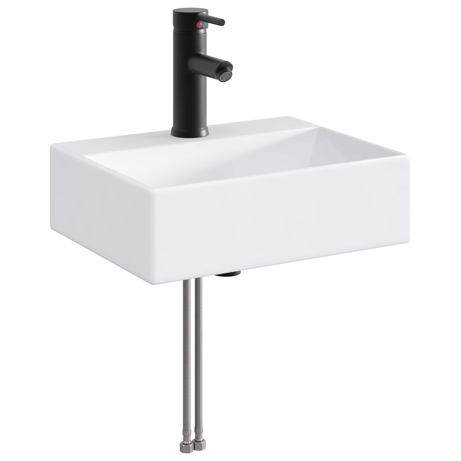 Maison Exclusive - Badezimmer-waschbecken Matt Schwarz 39 X 30,5