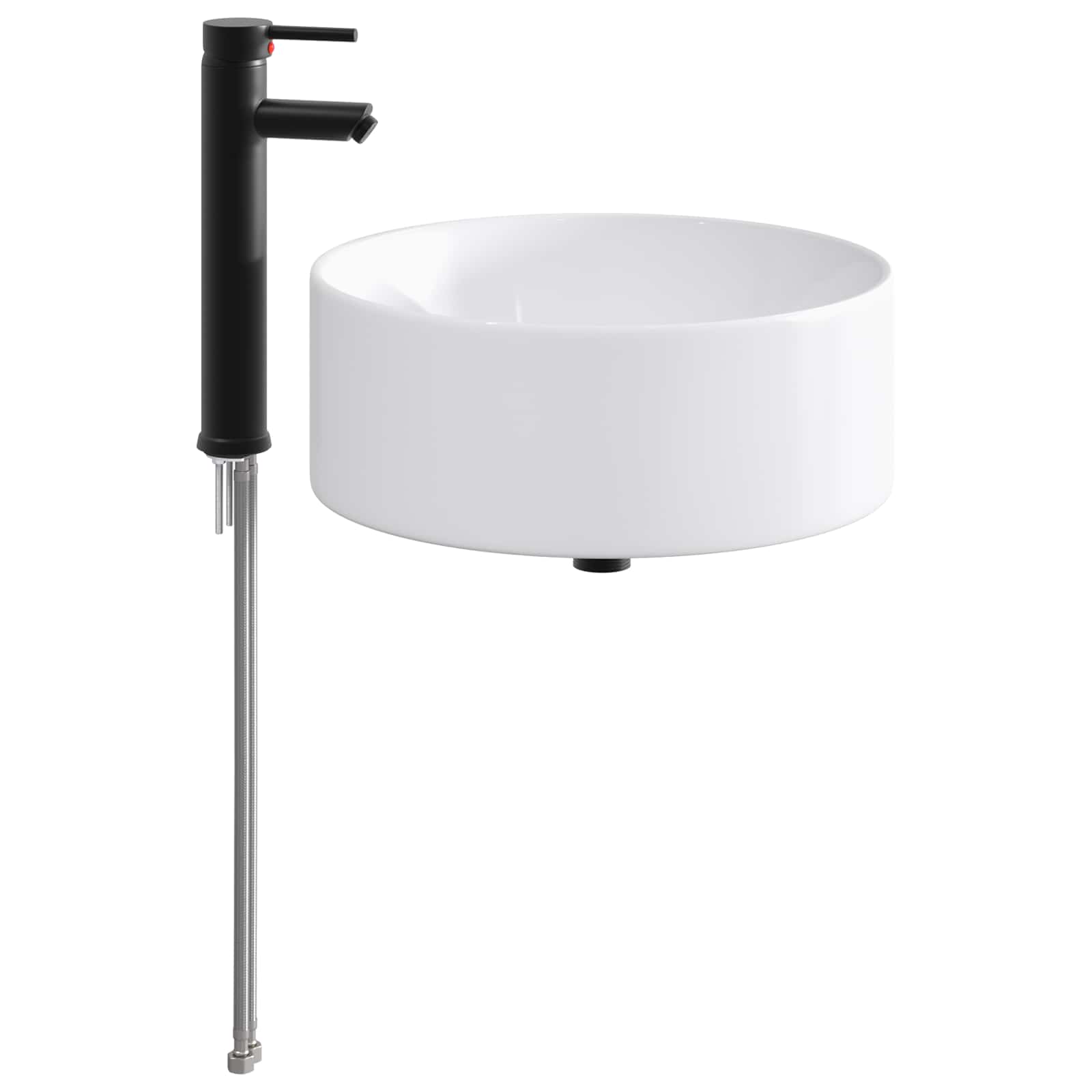 Maison Exclusive - Badezimmer-waschbecken Matt Schwarz 40,5 X 40,