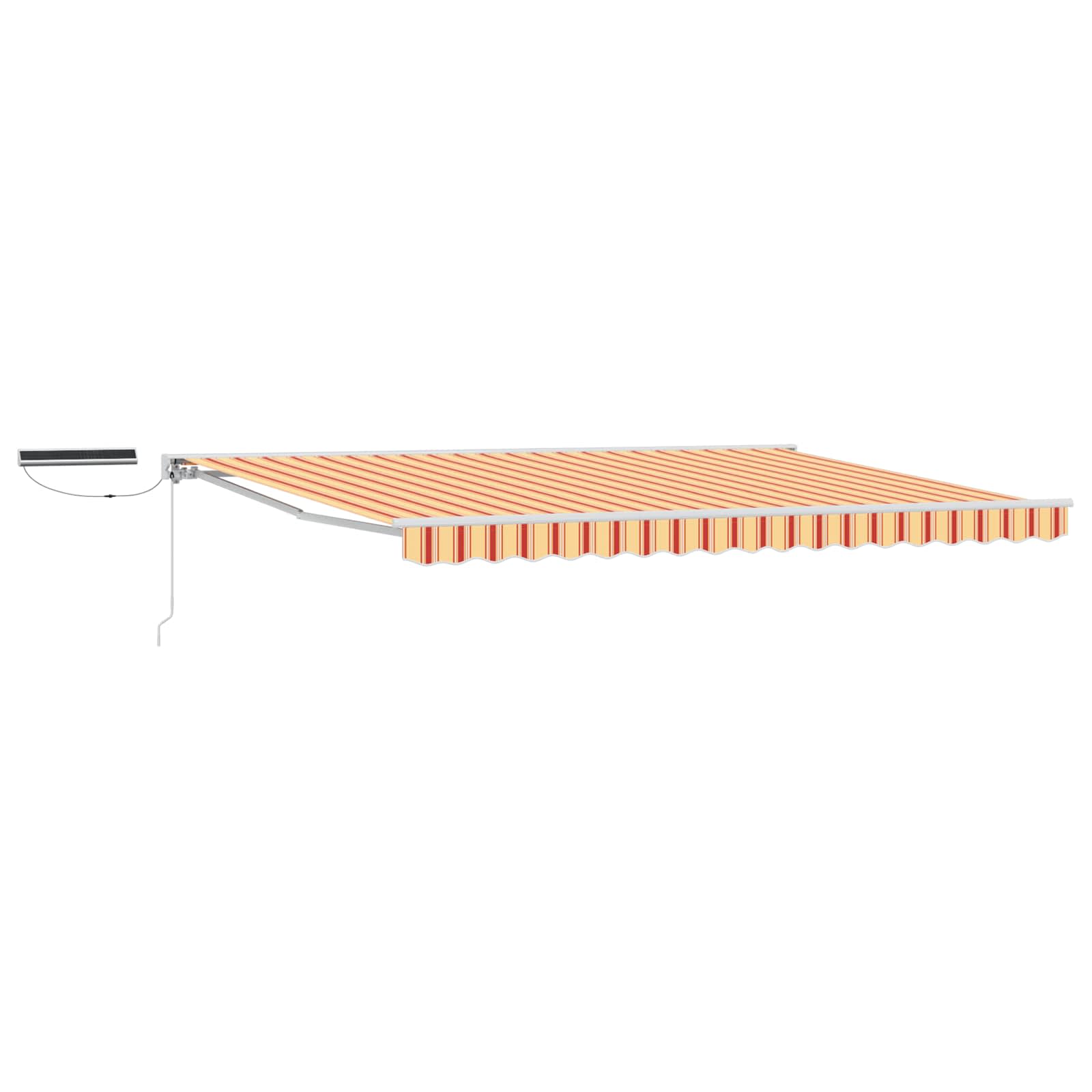 Maison Exclusive - Elektrische Solarmarkise 5 X 3 M Gelb-orange G