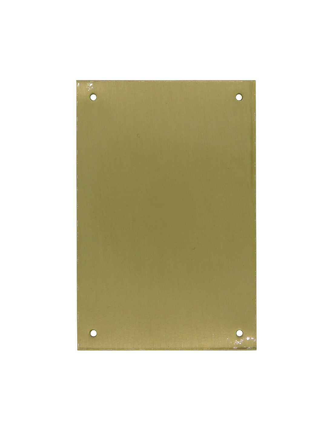 Verschlussplatte Aus Gesättigtem Messing 80 X 120 Mm