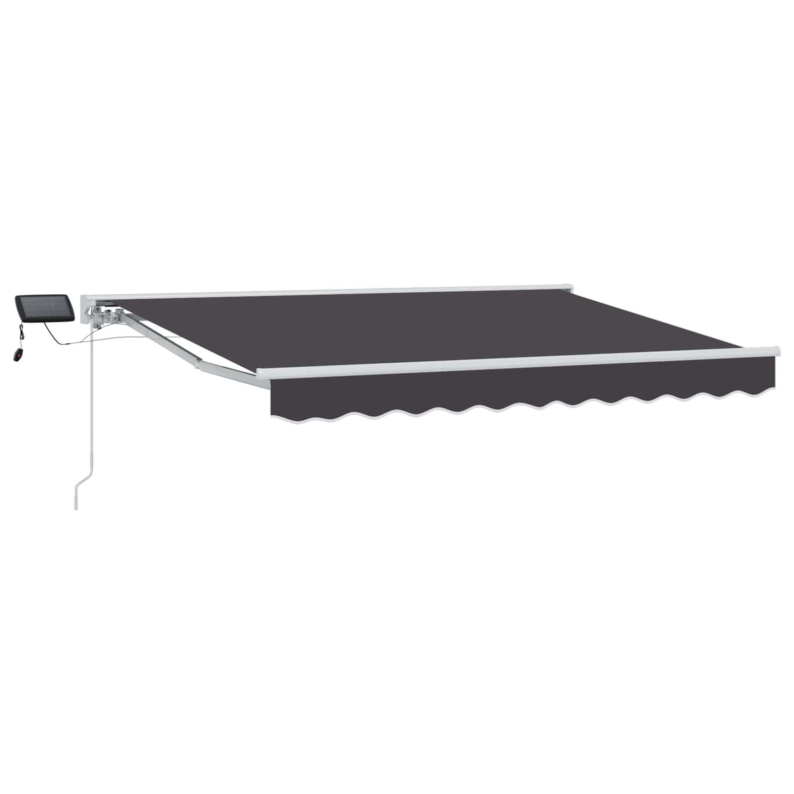 Maison Exclusive - Manuelle Markise Mit Solar-led 2,5 X 2 M Anthr