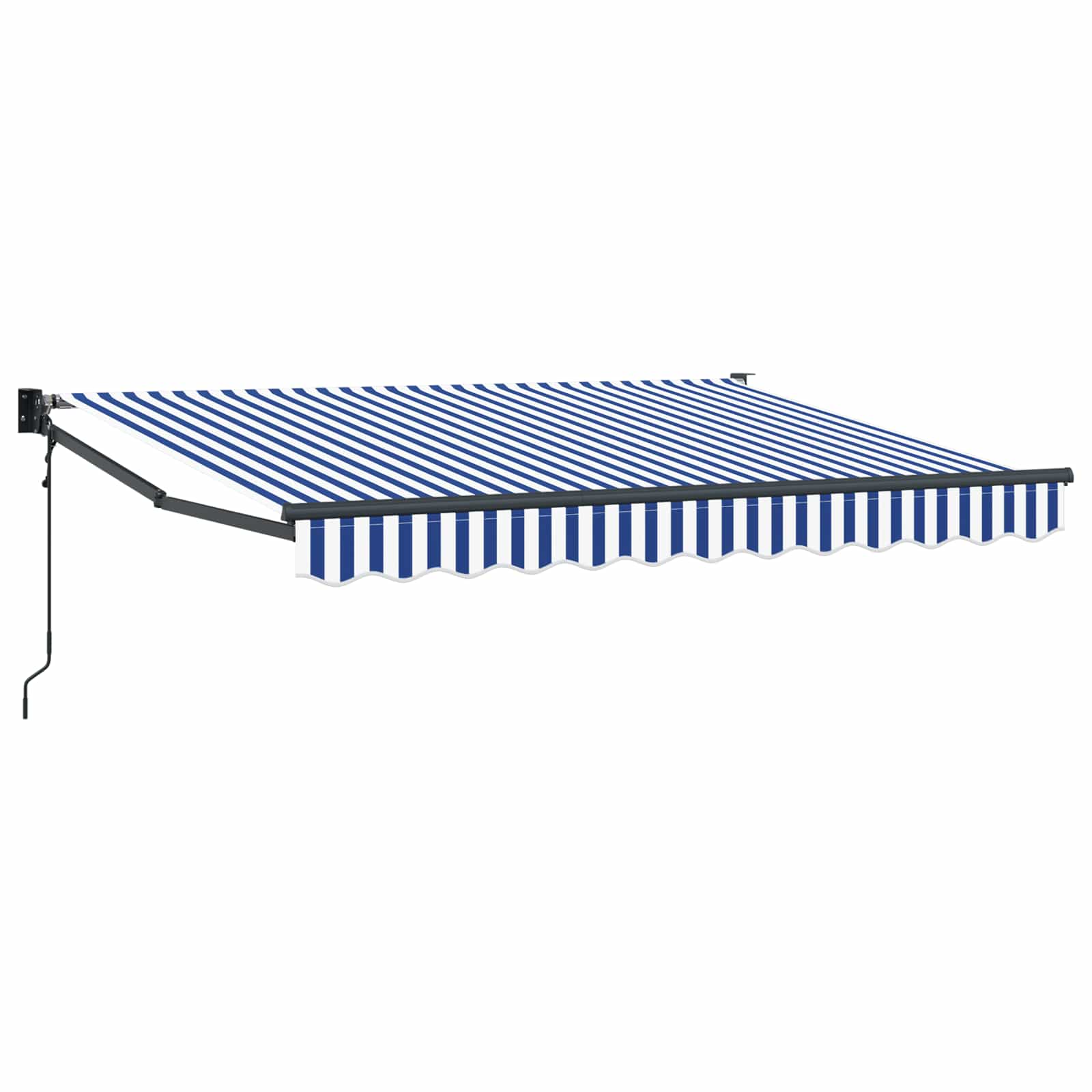 Maison Exclusive - Electric Awning 3,5 X 2 M Blau-weiß Gestreift