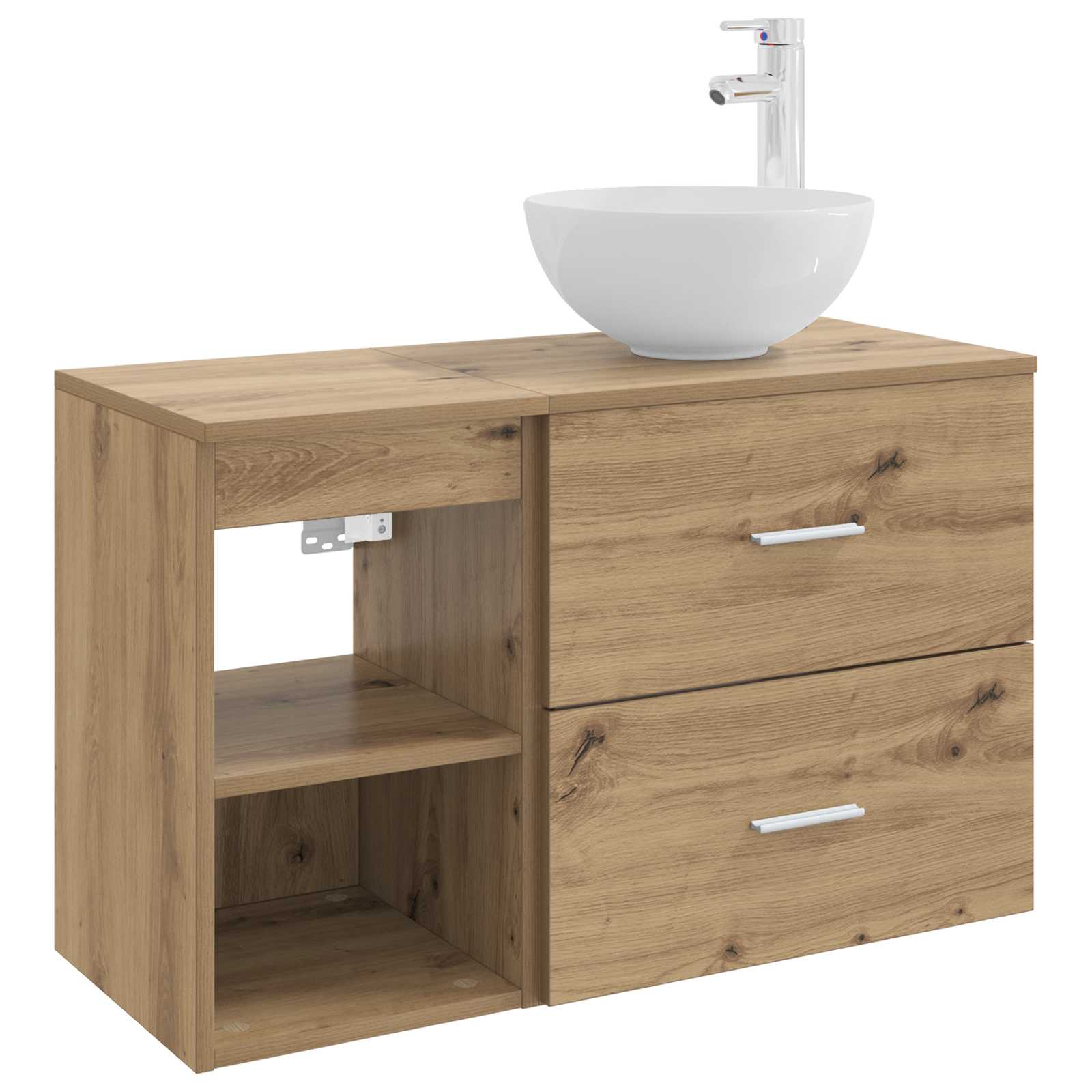 Maison Exclusive - Badezimmerschrank-set 2 Stk. Artisan-eiche 79,