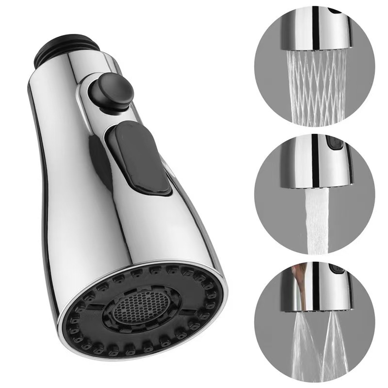 Direkt Vom Hersteller: Ausziehbare Duschköpfe, Küchen-duschköpfe (warm- Und Kaltwasser), Ausziehbare Armaturen Für Waschbecken, Kleine Duschköpfe – Galvanisiertes Modell Mit Doppelabzieher