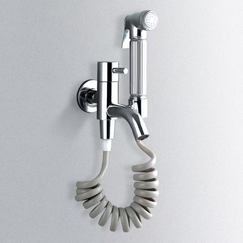 Hochdruckreinigungsset Für Waschbecken, Spüle, Balkon Und Badezimmer, Inklusive Wasserpistole Und Toilette, Titanvergoldet.
