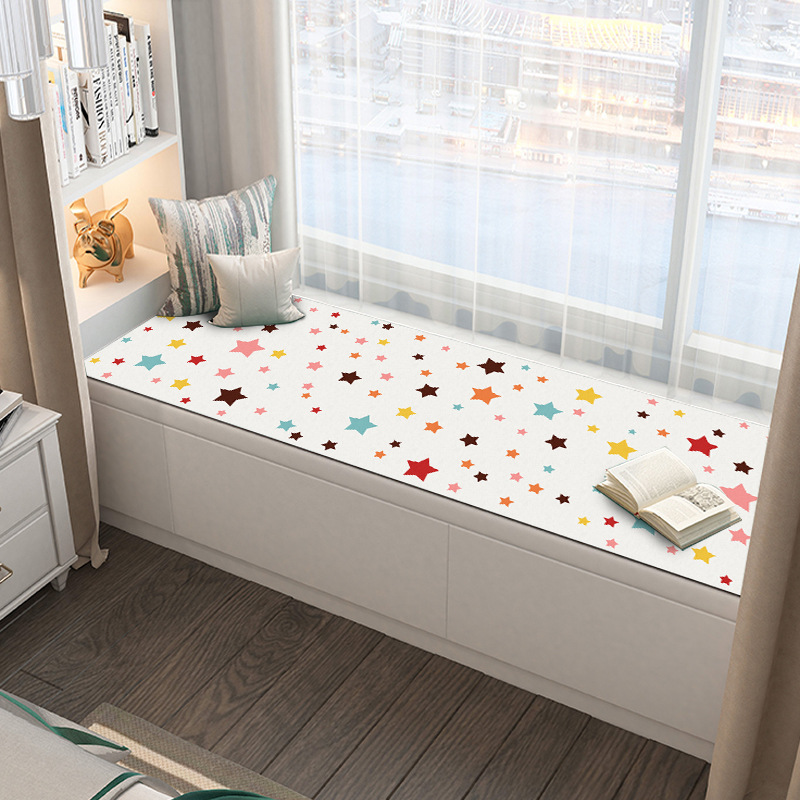 Luxuriöses Rechteckiges Terrassenkissen Im Nordischen Stil, Wasserfest, Aus Pflegeleichtem Pvc-kunstleder, Für Zuhause Und Schlafzimmer – Sternenhimmel – 70 X 150 Cm