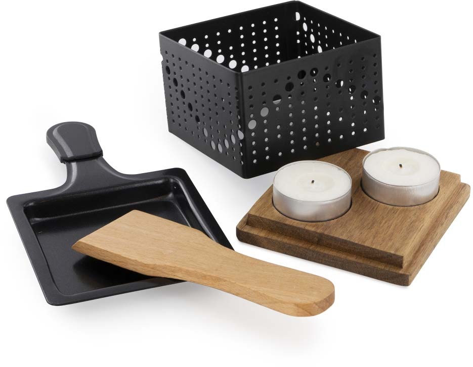 Raclette Individuell - Cook Concept - Mit Kerze - Schwarz Und Braun