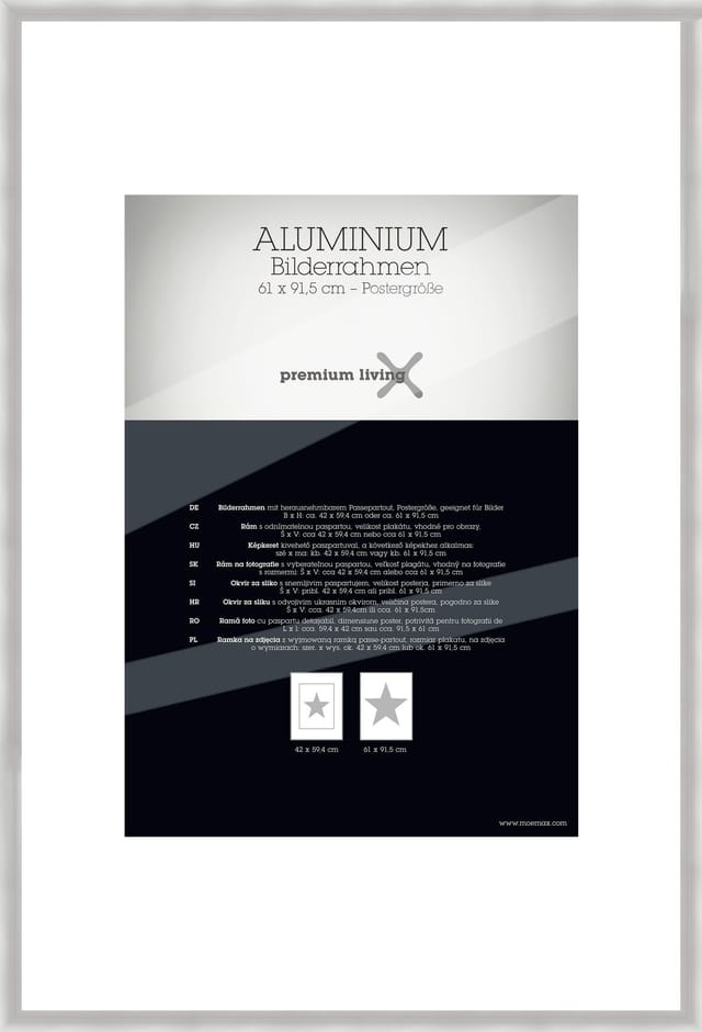 Mömax Bilderrahmen Aluminium Ca. 61x91,5cm