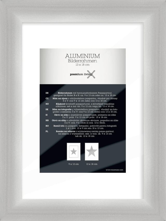 Mömax Bilderrahmen Aluminium Ca. 13x18cm