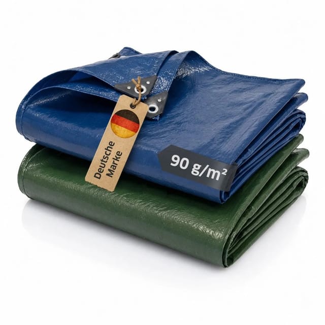 Noor Gewebeplane EASY 90 g/m² Blau 2 m x 3 m mit Ösen