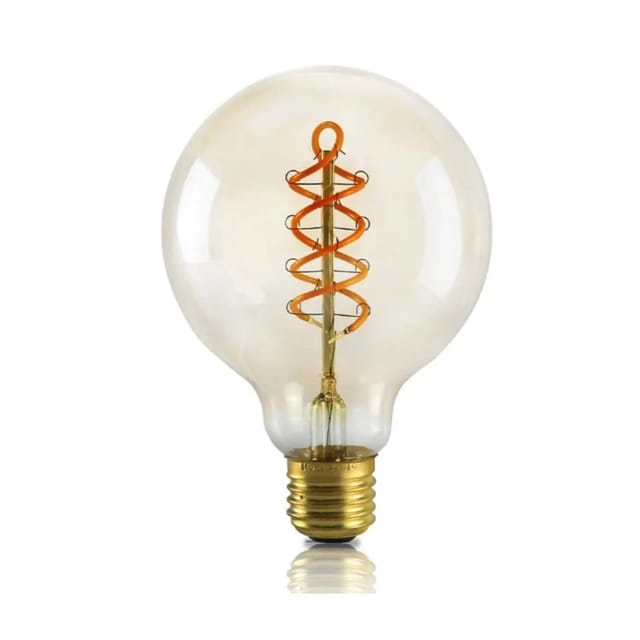 Nettlife Berleburg LED Leuchtmittel aus Glas Braun L 8 cm E27 max. 4 W