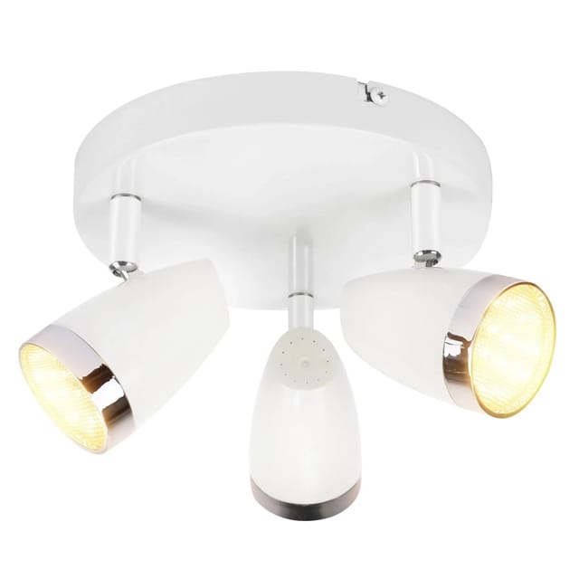 NETTLIFE LED Deckenstrahler aus Metall L19cm Weiß