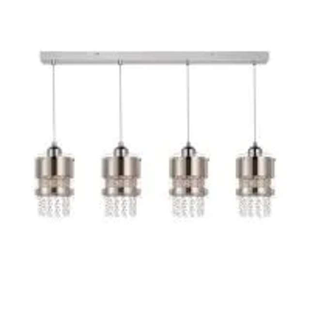 NETTLIFE Pendelleuchte aus L177cm Braun