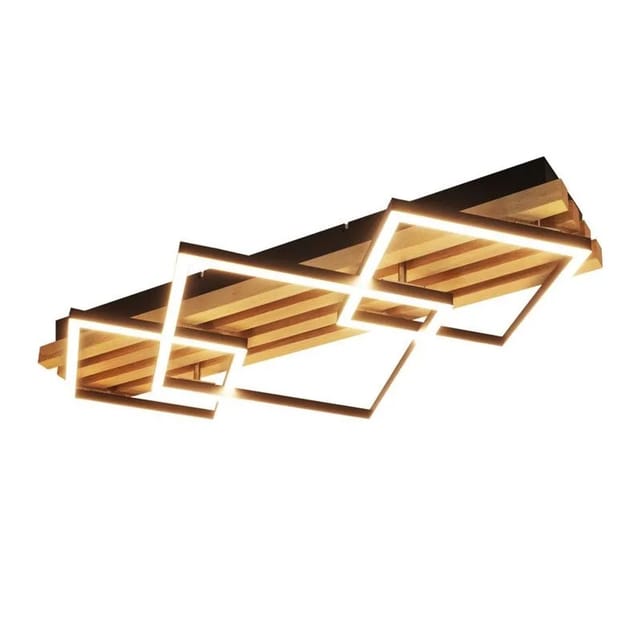 Nettlife Alvira LED Deckenleuchte aus Metall Silber L 9 cm