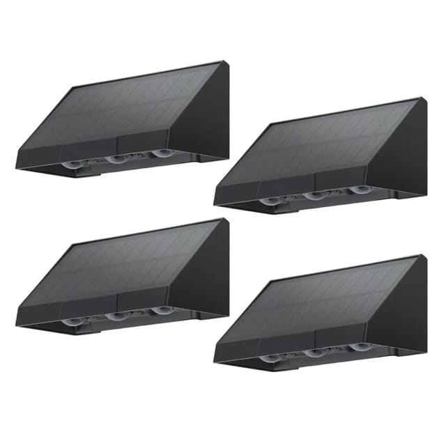 Nettlife Lamoureux Außenwandleuchte aus Kunststoff Schwarz 14 cm
