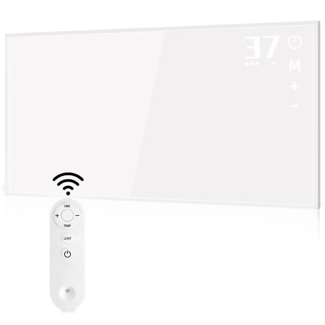 NETTLIFE Deckenventilator aus Metall L98cm Weiß H8cm
