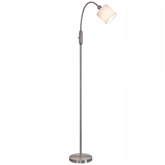 NETTLIFE Stehlampe aus Metall L163cm Silber