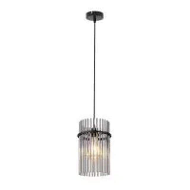 NETTLIFE Pendelleuchte aus L150cm Schwarz 1 Flammig B16cm