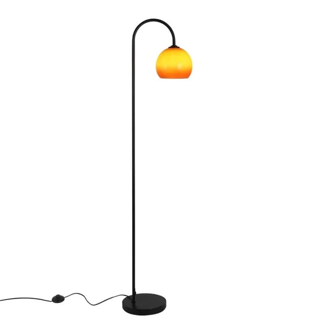 Nettlife Brady II Stehlampe aus Metall Schwarz L 36 cm