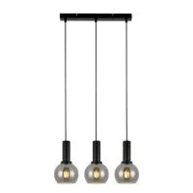 NETTLIFE Pendelleuchte aus L145cm Schwarz 40W