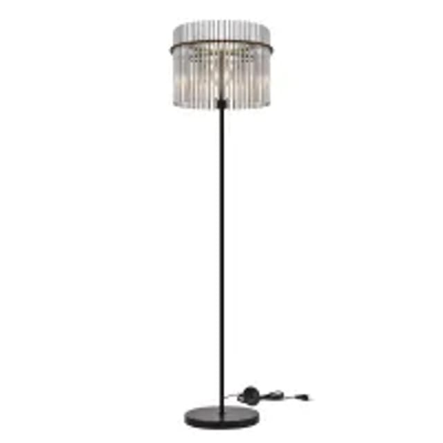 NETTLIFE Stehlampe aus L154cm Schwarz