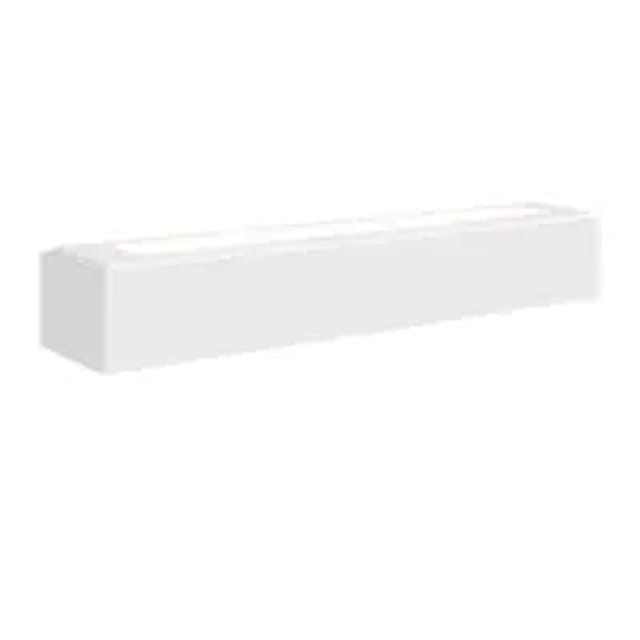 NETTLIFE Wandleuchte aus Gips L52cm Weiß