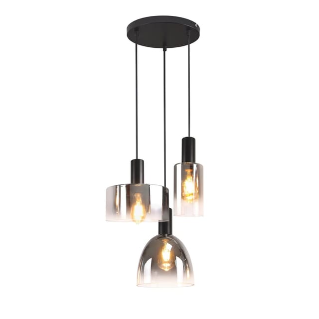 NETTLIFE Pendelleuchte aus L181cm Schwarz Modell P101270338YY