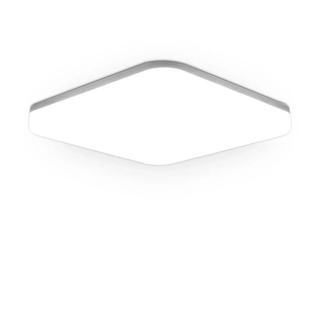 Nettlife Deckenleuchte aus Plastik L 27cm Weiß