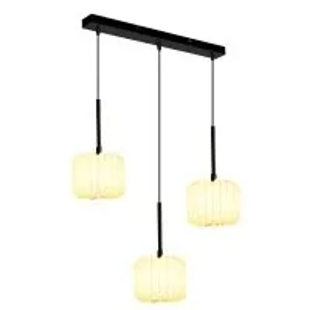 NETTLIFE Pendelleuchte aus Metall L152cm Weiß