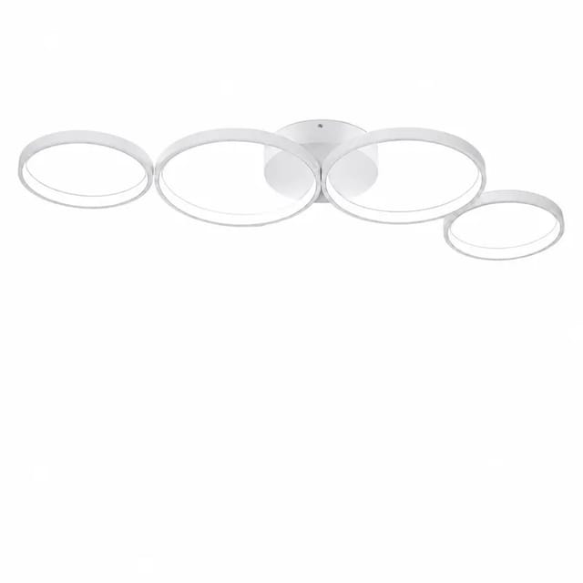 Nettlife Deckenleuchte aus Metall L 31.9cm Weiß