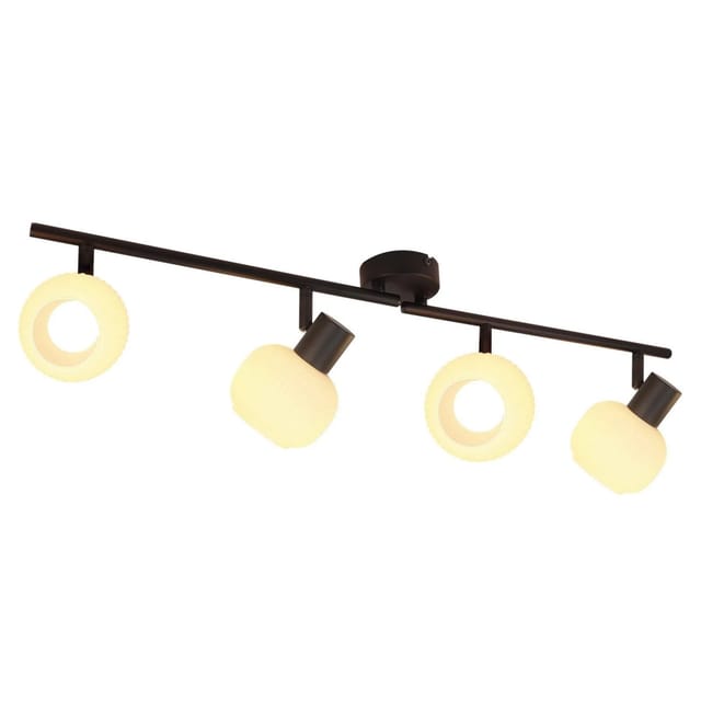 NETTLIFE Deckenstrahler aus Metall L70cm Schwarz 25W