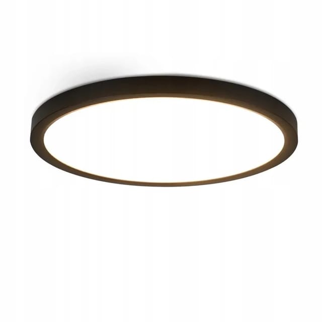 Nettlife Pena LED Deckenleuchte aus Kunststoff Schwarz L 30 cm