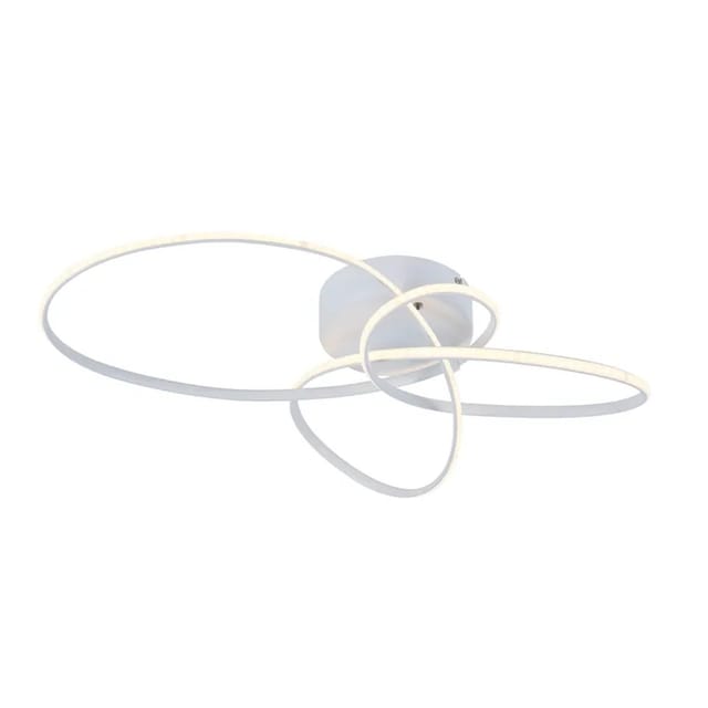 Nettlife Deckenleuchte aus Metall L 34.5cm Weiß