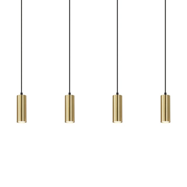 NETTLIFE Pendelleuchte aus Metall L170cm Schwarz 25W