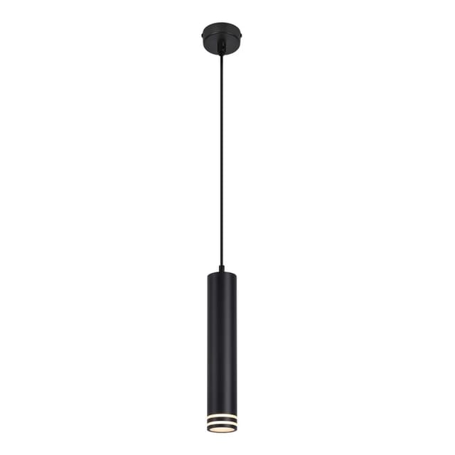 Nettlife Karley Kronleuchter aus Metall Schwarz L 30 cm GU10 max. 40 W