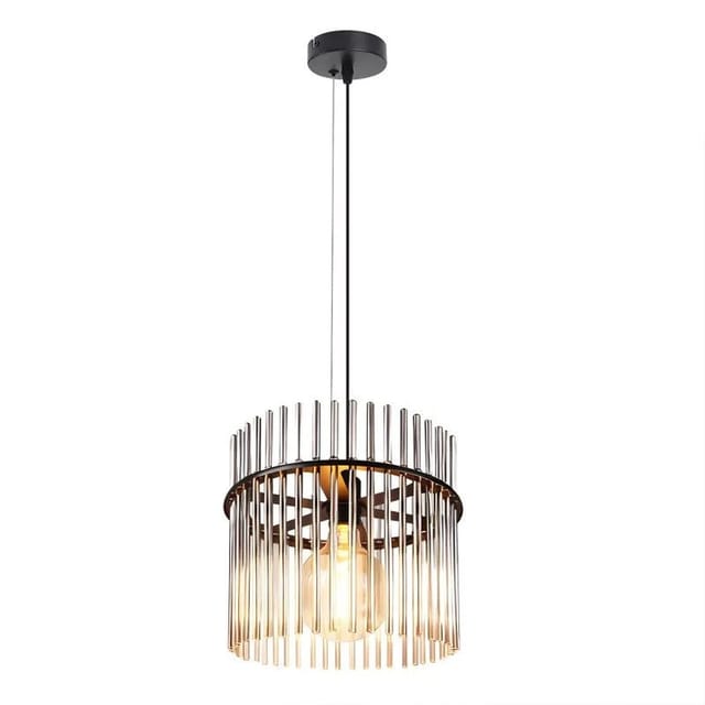 NETTLIFE Pendelleuchte aus L150cm Schwarz 1 Flammig B30cm