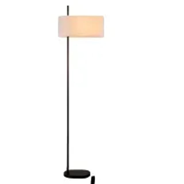 NETTLIFE Stehlampe aus Metall L155cm Schwarz