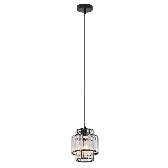 NETTLIFE Pendelleuchte aus L143cm Schwarz 25W