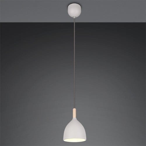 Trio Pendelleuchte Jerano Ø 17 cm warm grey E27