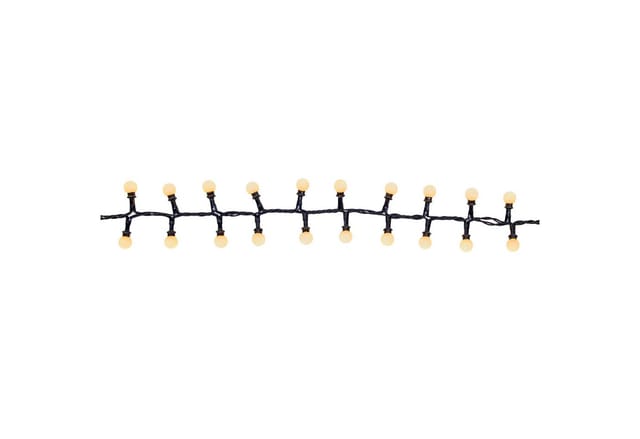 OTTO home LED-Lichterkette Clusterlichterkette mit Kugel LEDs, 3/6/2/18/24 m Länge, bunt, 11 Modi, warmweiß & bunt, Timer, Memory Funktion, IP44, Indoor, Outdoor, Garten