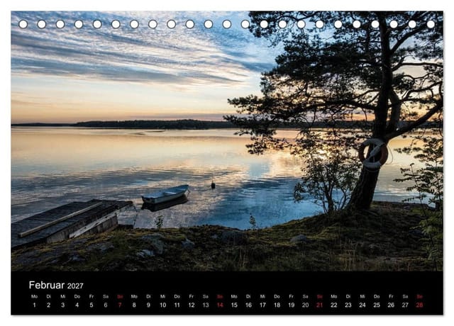 CALVENDO Wandkalender Schärengarten an der schwedischen Ostküste (Tischkalender 2027 DIN A5