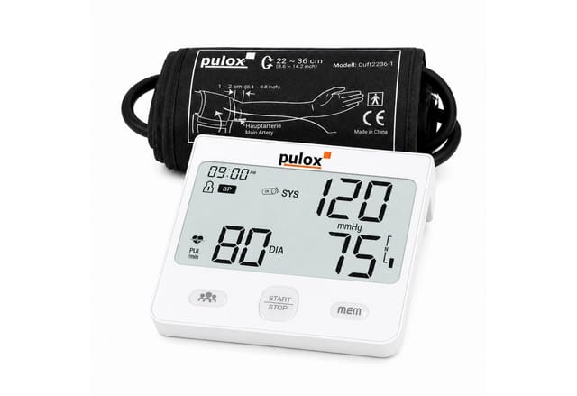 pulox Blutdruckmessgerät BP-200 - Automatisches Blutdruckmessgerät mit AFib-Erkennung